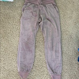 Velvet joggers!
